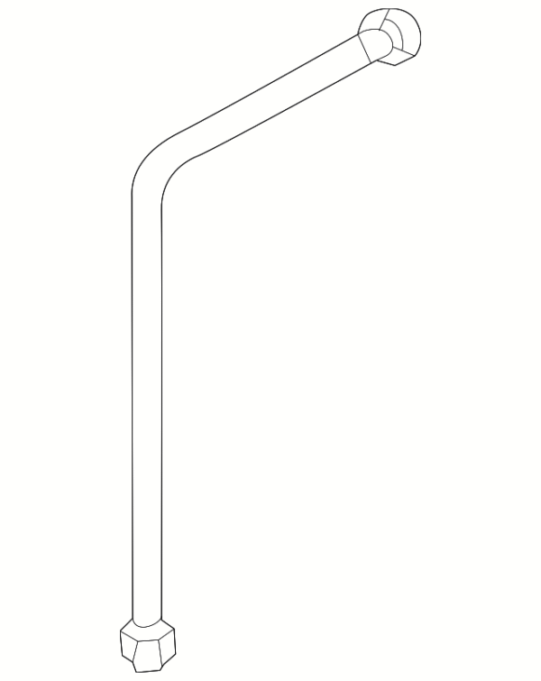 A/C Refrigerant Discharge Hose - BMW (64-53-8-363-444)
