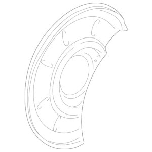 Splash Shield - BMW (34-21-6-750-386)