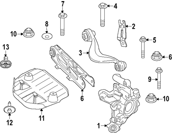 Knuckle Bracket - BMW (34-52-6-785-203)