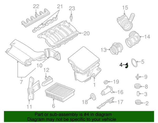 Air Cleaner Assembly Clip - BMW (13-71-1-707-044) - Image 2