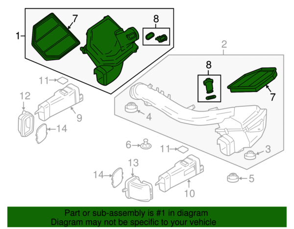 Air Cleaner Assembly - BMW (13-71-7-847-491) - Image 2