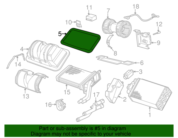 Evaporator Case Sealer - BMW (64-11-1-370-936) - Image 2