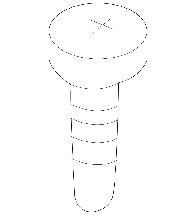 Fog Lamp Assembly Screw - BMW (07-11-9-902-267)