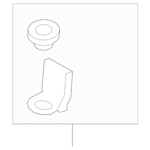 Air Cleaner Assembly Side Bracket - BMW (13-71-8-620-475)