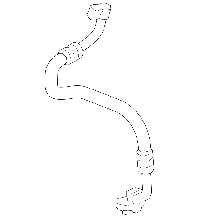 A/C Refrigerant Suction Hose - BMW (64-53-6-834-659)