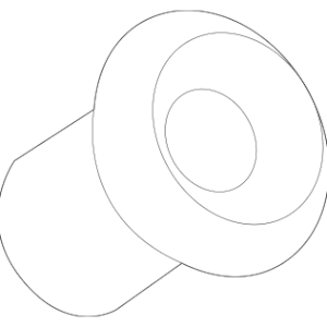 Engine Coolant Reservoir Grommet - BMW (64-12-6-910-076)