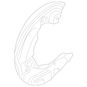 Splash Shield - BMW (34-10-6-762-851)