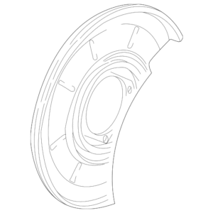 Splash Shield - BMW (34-21-1-166-108)