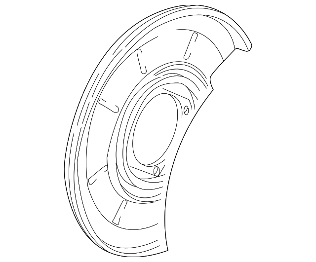 Splash Shield - BMW (34-21-1-166-107)