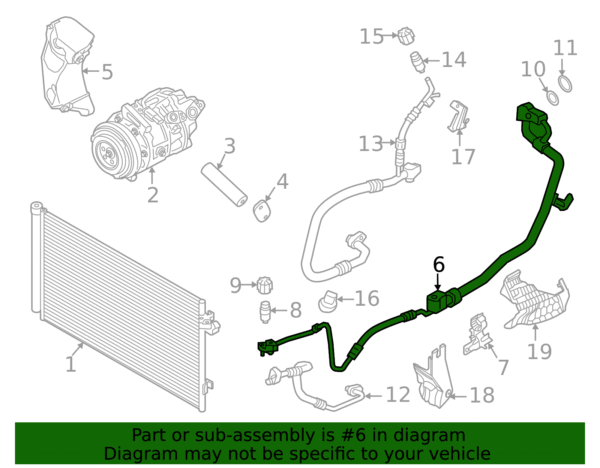 Liquid Line - BMW (64-53-9-458-499) - Image 2