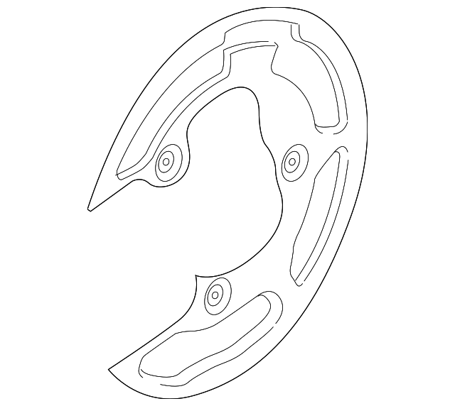 Splash Shield - BMW (34-21-7-991-046)