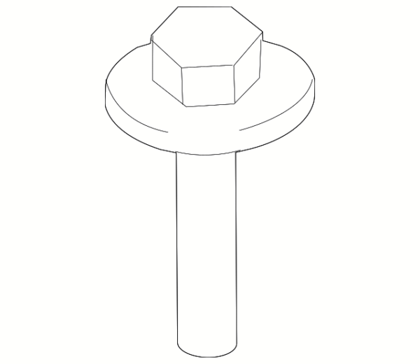 Mount Bracket Bolt - BMW (07-11-9-908-459)