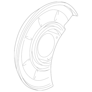 Backing Plate - BMW (34-21-1-162-061)