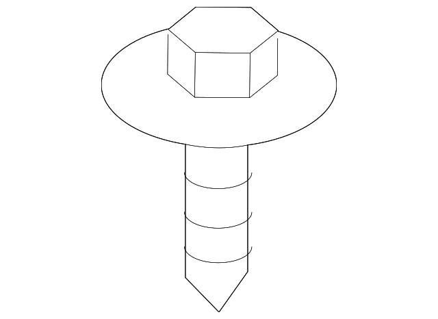 Bumper Cover Bolt - BMW (07-14-7-148-437)