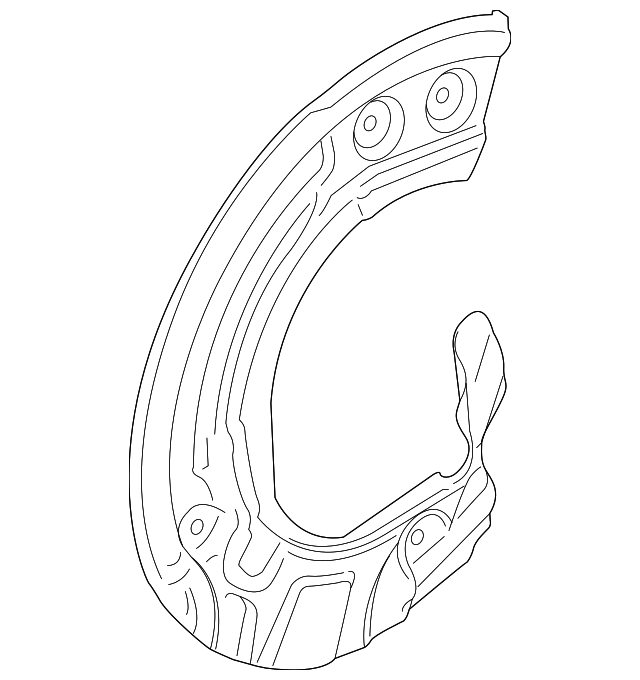 Splash Shield - BMW (34-10-6-870-529)