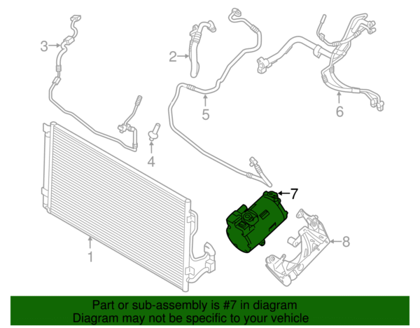 Compressor - BMW (64-52-9-496-108) - Image 2