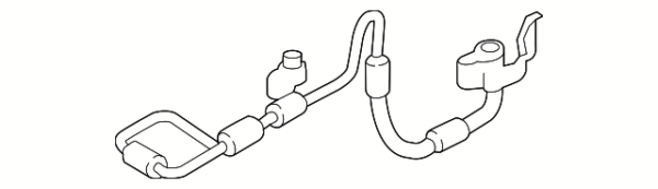 Lower Pipe - BMW (64-53-9-368-339)