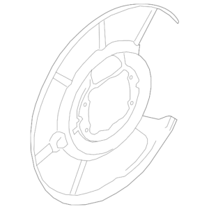 Backing Plate - BMW (34-21-6-764-899)