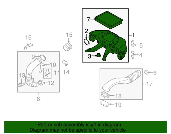 Air Cleaner Assembly - BMW (13-71-7-804-233) - Image 2