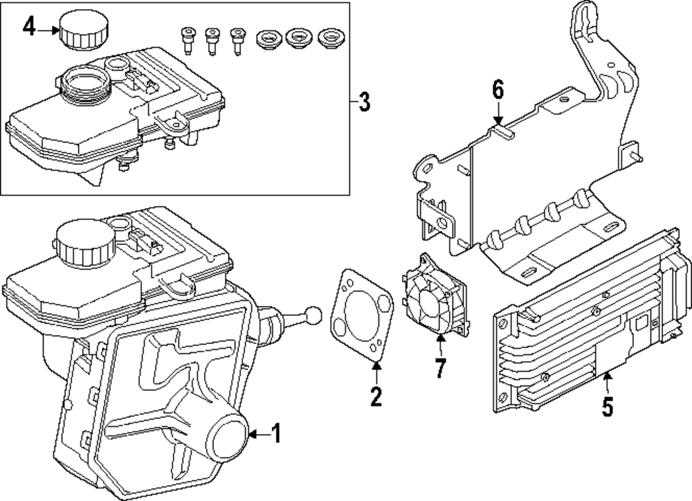 Bracket - BMW (66-51-9-500-204)