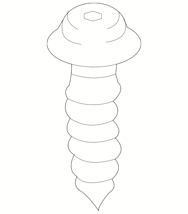 Air Cleaner Assembly Bolt - BMW (13-71-8-626-736)