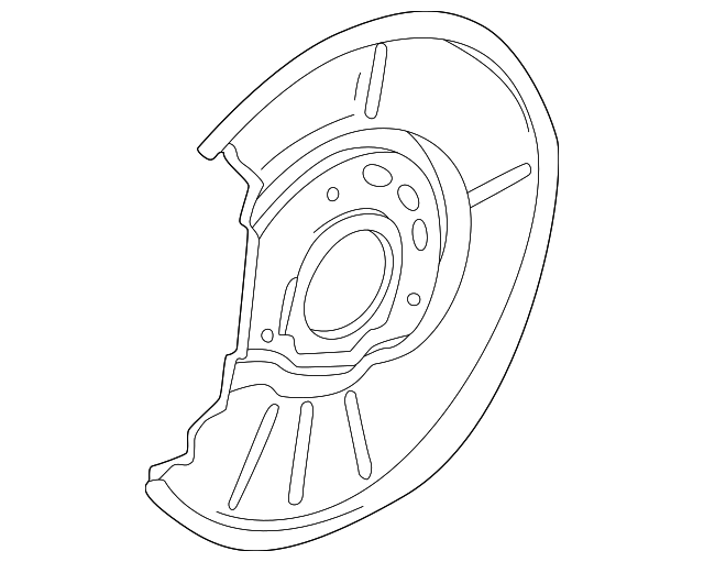 Splash Shield - BMW (34-11-1-158-985)