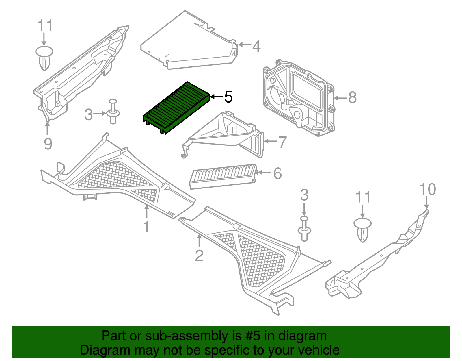 Cabin Air Filter - BMW (64-11-9-248-294) - Image 3