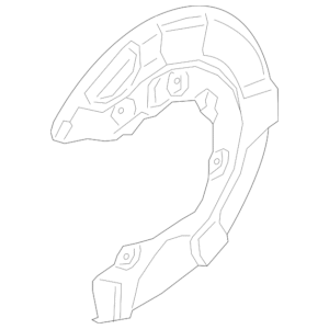 Splash Shield - BMW (34-20-8-093-732)