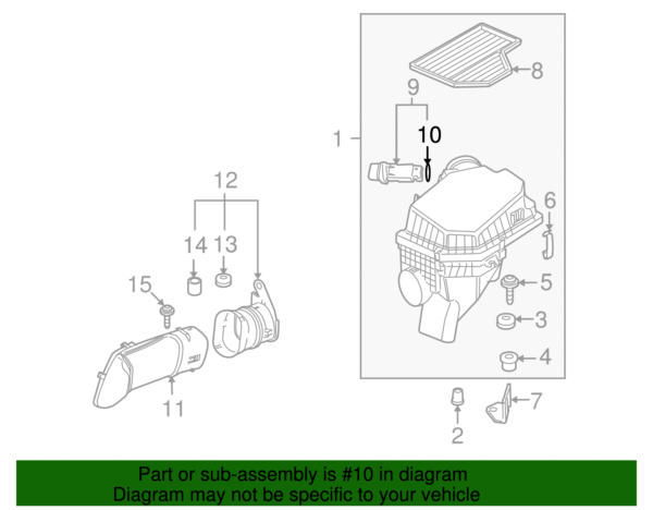 Air Mass Sensor O-Ring - BMW (13-62-7-832-097) - Image 2