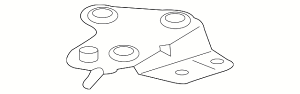 Condenser Lower Bracket - BMW (64-21-9-343-670)