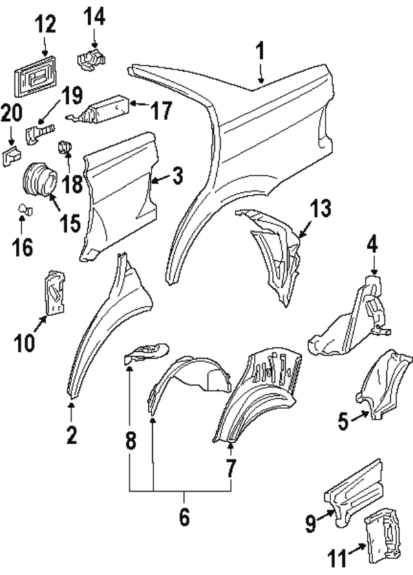 Splash Shield - BMW (16-13-2-227-852)