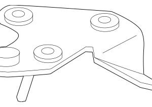 Condenser Lower Bracket - BMW (64-21-9-343-671)