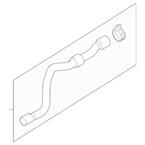 Engine Coolant Hose - BMW (17-12-7-592-646)