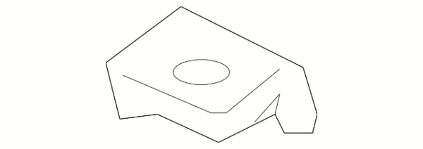 Brake Hose Clip - BMW (34-34-1-163-565)