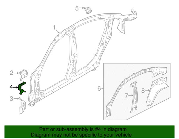 Reinforced Panel Plate - BMW (41-21-7-421-799) - Image 2