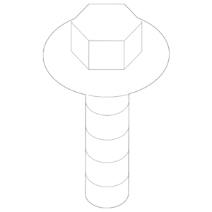 Mount Bracket Screw - BMW (07-12-9-907-276)