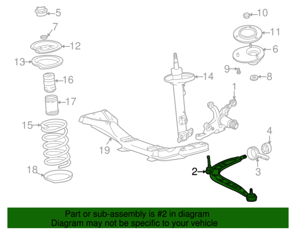Lower Control Arm - BMW (31-12-2-228-461) - Image 2