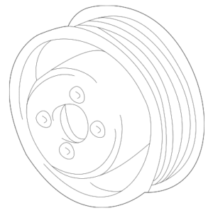 Engine Water Pump Pulley - BMW (11-51-1-739-527)