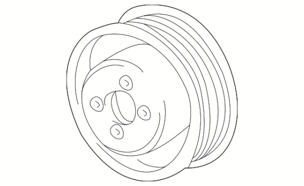 Engine Water Pump Pulley - BMW (11-51-1-739-527)