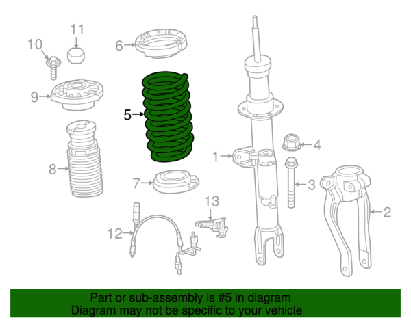 Coil Spring - BMW (31-33-6-879-724) - Image 2