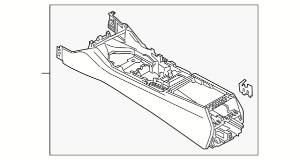 Console Base - BMW (51-16-6-833-920)