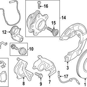 Brake Hose - BMW (34-32-6-891-360)