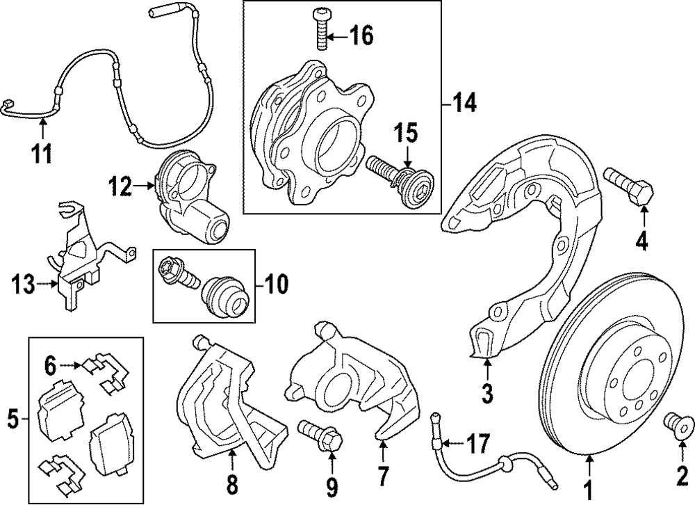 Brake Hose - BMW (34-32-6-891-360)