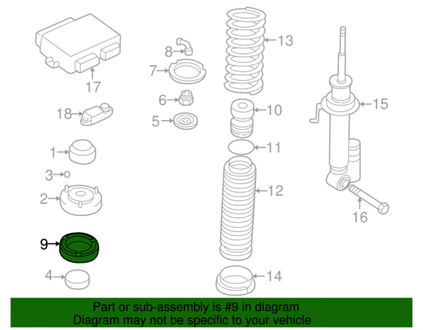 Upper Pad - BMW (33-53-1-133-048) - Image 2