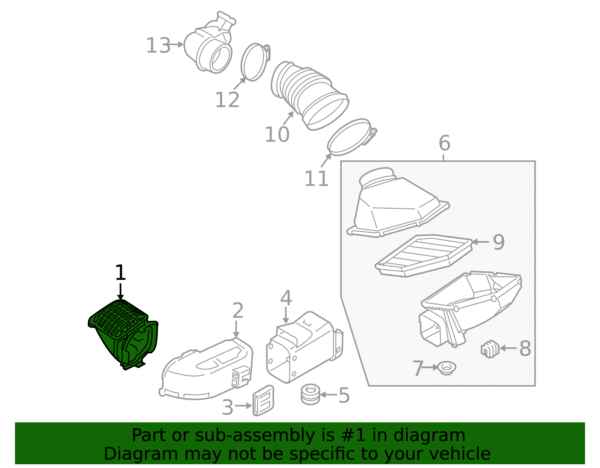 Air Inlet Grille - BMW (13-71-8-053-384) - Image 2