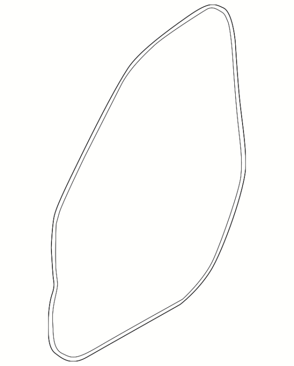 Surround Weather-Strip - BMW (51-33-8-194-695)