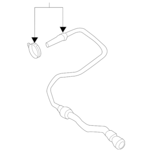 Hose & Tube Assembly - BMW (17-12-7-619-698)