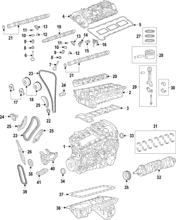Engine Camshaft - BMW (11-31-8-618-195)
