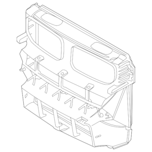 Center Duct - BMW (51-64-7-205-933)