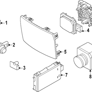 Cruise Control Distance Sensor Cover - BMW (66-31-5-A07-6D4)